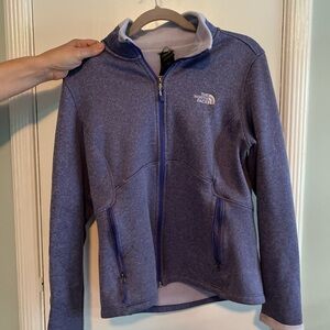 Lavender North Face Fleece Zipper Jacket
